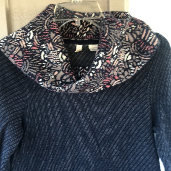 Anthropologie Moth Imperial Garden Cowl Neck Sweater Dress Tunic Womens Size S - Picture 5 of 14